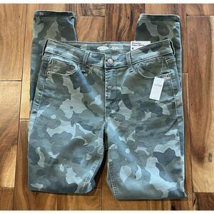 Old Navy Rockstar Super Skinny Camo Jeans Womens 6‎ Stretch Mid Rise Slim Fit